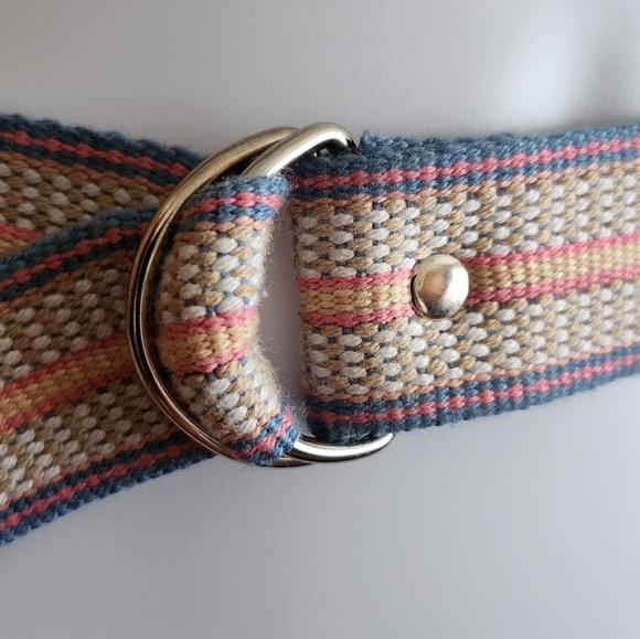 Striped Woven Belt - Picture 5 of 11